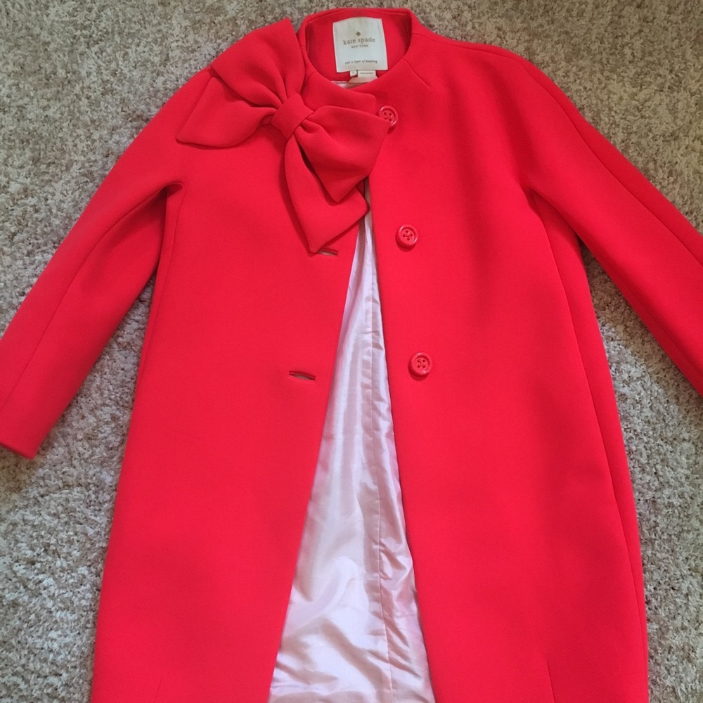 Kate Spade Dorothy Coat in Geranium Size 0 - Picture 3 of 8